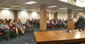 GPCC CEO Todd Sanders speaks to attendees during the GPCC Capitol Conversations event Dec. 8 at the Arizona State Capitol.