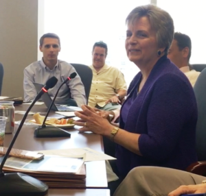 Arizona State Sen. Kate Brophy McGee speaks to the Greater Phoenix Chamber of Commerce Public Affairs Committee March 10, 2017.