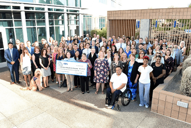 Cox employees gather for group photo