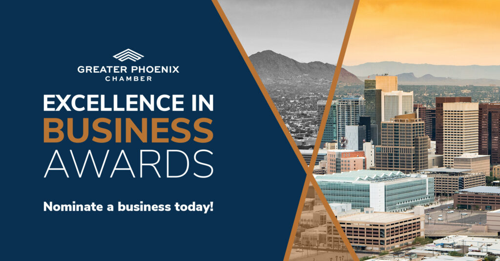 Greater Phoenix Chamber Seeks Nominations for 2026 Excellence in Business Awards