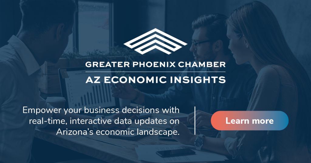 Greater Phoenix Chamber Shares June Arizona Economic Insights Dashboard Findings