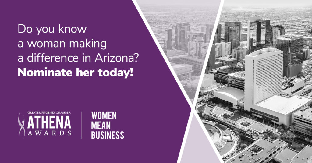Greater Phoenix Chamber 2025 ATHENA Awards Nominations Open