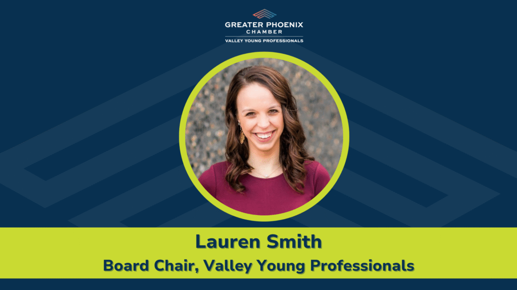 Letter from Vice Chair for the Phoenix Valley Young Professionals Board of Directors